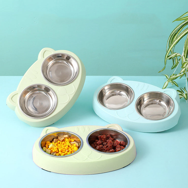 Pet Double Bowls.