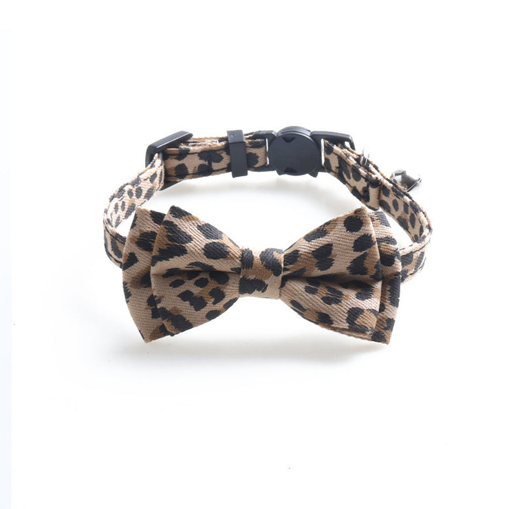 Leopard Pattern Pet Collar