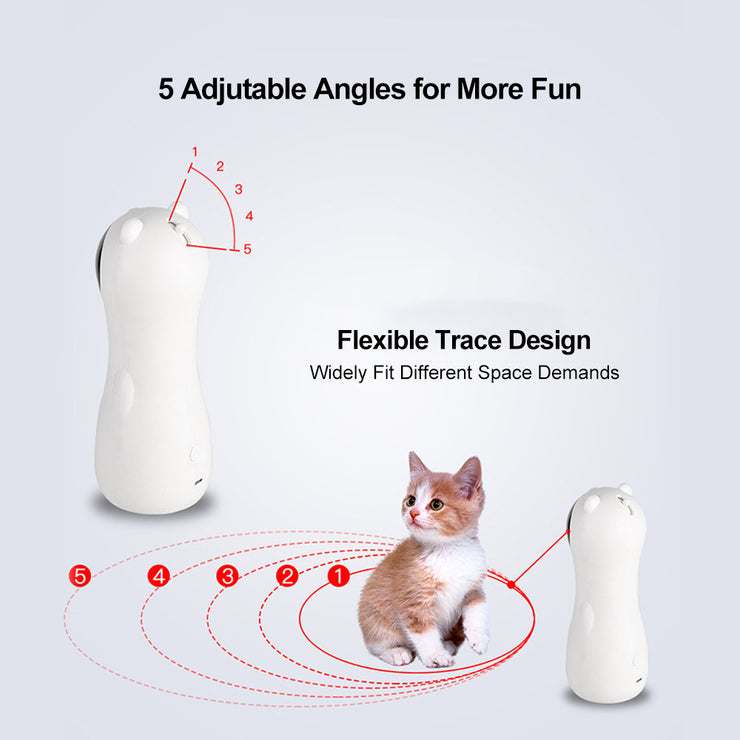 Automatic Laser Cat Toy Bear Laser Cat Toy LED Red Laser Cat Cat Toy