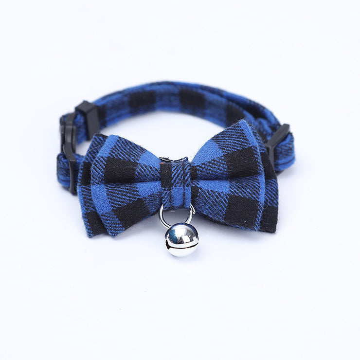 Pet Collar Cat British Style Bow Collar Puppy Bow Tie Cute Bell Necklace Cat Jewelry Collar