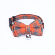 Pet Collar Cat British Style Bow Collar Puppy Bow Tie Cute Bell Necklace Cat Jewelry Collar