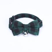 Pet Collar Cat British Style Bow Collar Puppy Bow Tie Cute Bell Necklace Cat Jewelry Collar