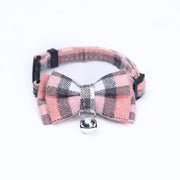 Pet Collar Cat British Style Bow Collar Puppy Bow Tie Cute Bell Necklace Cat Jewelry Collar