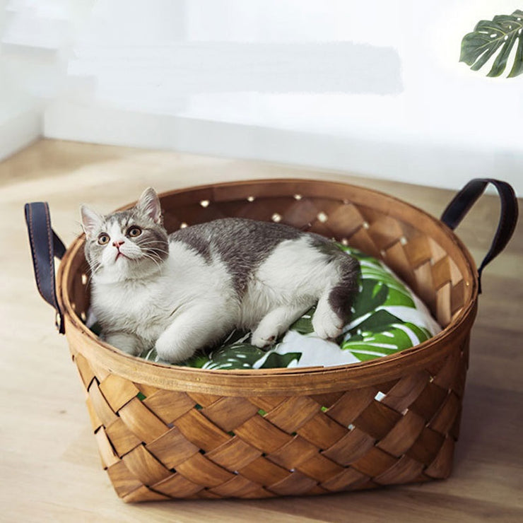 Woven Cat Bed