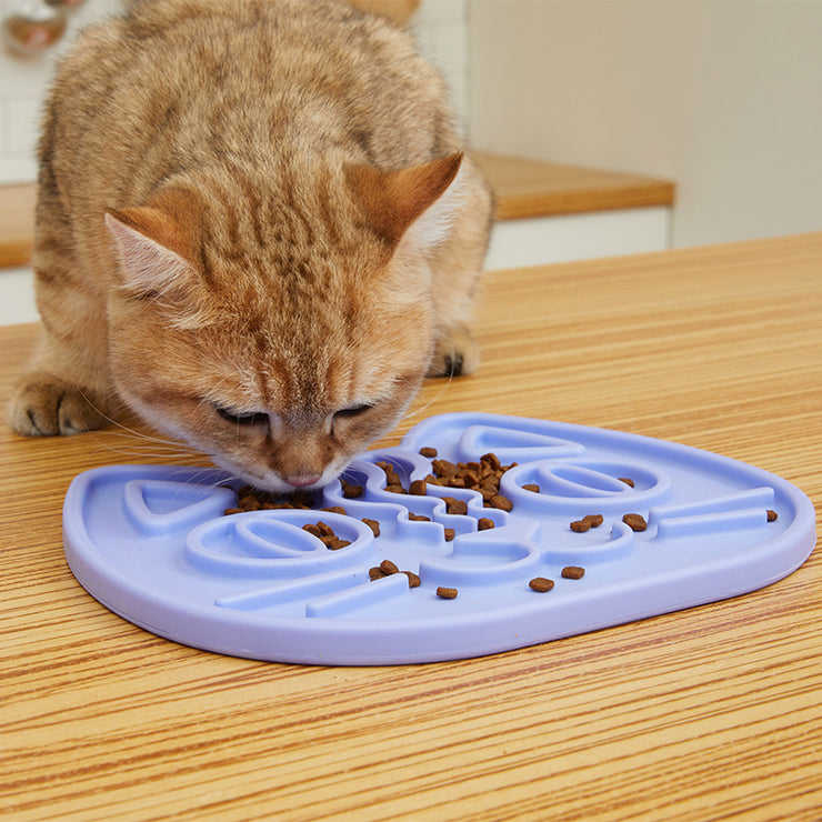 double-sided slow eating food bowl