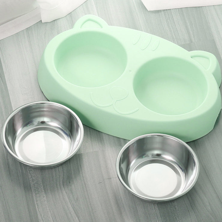 Pet Double Bowls.