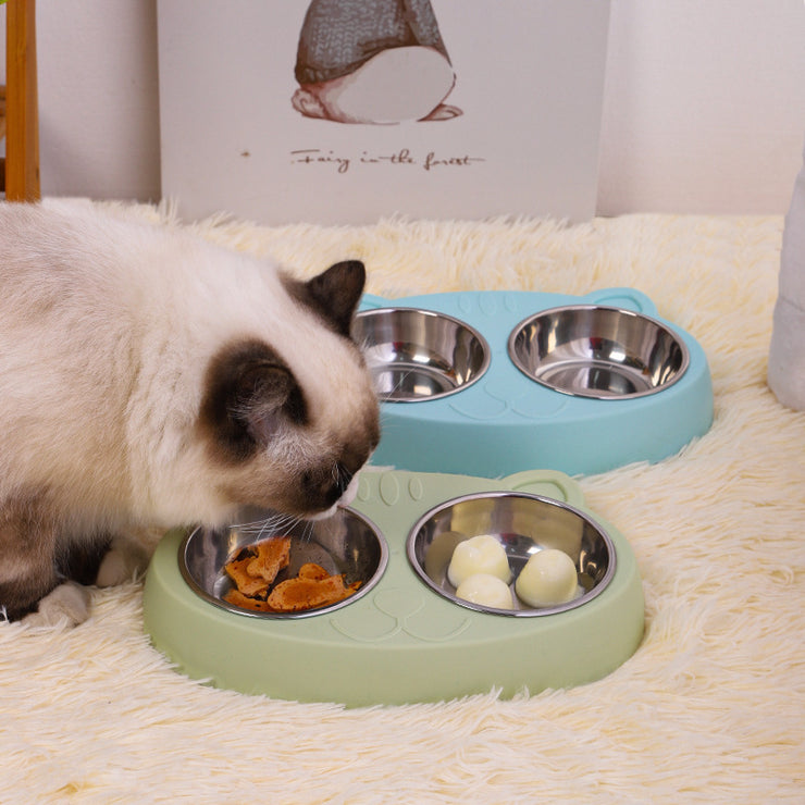 Pet Double Bowls.