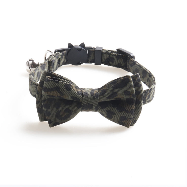 Leopard Pattern Pet Collar