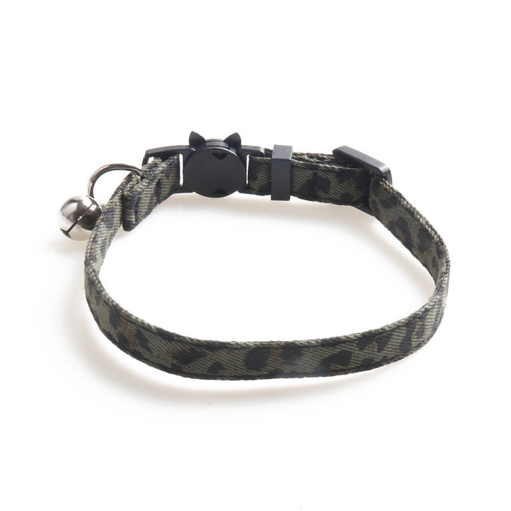 Leopard Pattern Pet Collar